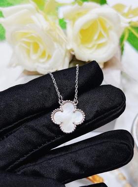 高级珠宝轻奢五花白贝壳手链天然