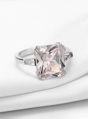 臻荣wish热卖新款夸张公主方钻