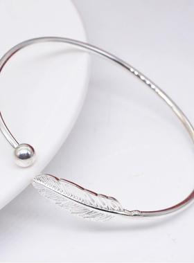 臻荣亚马逊欧美时尚纤细文艺羽毛