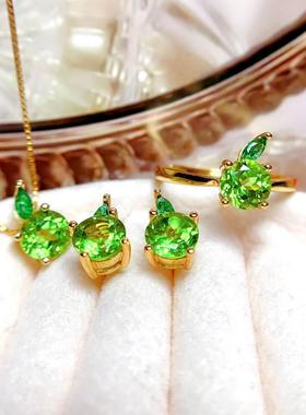 新款引流小苹果清新秀气套装黄钻