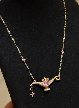 甜心教主阿拉丁神灯项链女轻奢风