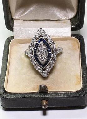 臻荣ebay新款热卖镶嵌托帕石