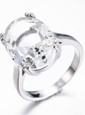 臻荣欧美时尚热卖订婚求婚鹅蛋钻