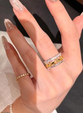 法式复古游乐园里旋转木马戒指