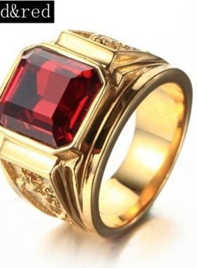 臻荣新款欧美18K金霸气龙纹镶钻