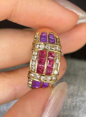 vintage中古风英产经典双色古董