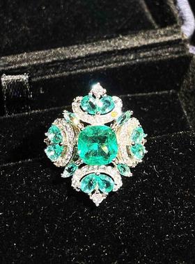 网红同款微镶满钻仿天然