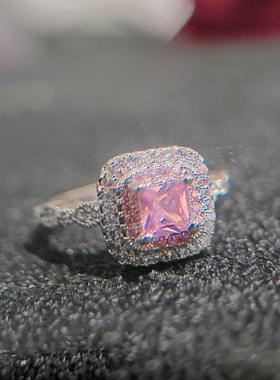 臻荣镀925银粉色彩色彩金微镶