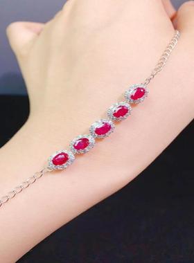 引流福利彩宝手链仿天然蓝宝石