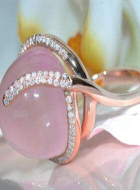 臻荣ebay新款热卖粉水晶月光石