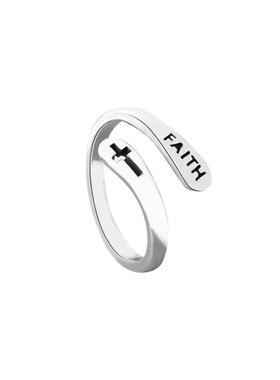 十字架双层戒指女时尚个性ins潮