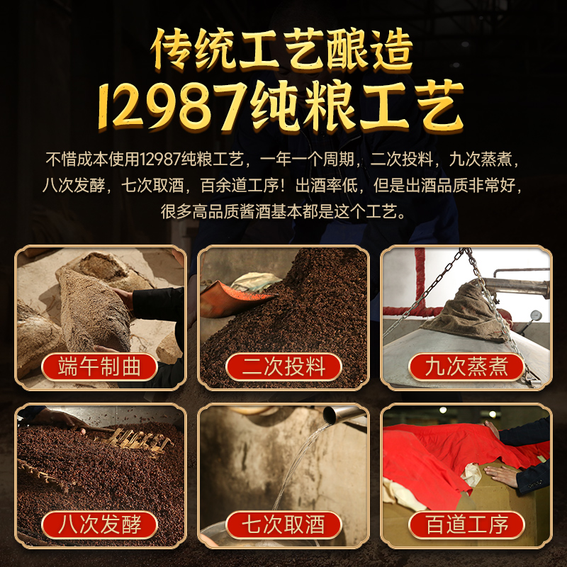 任意门泥土埋藏酒贵州女儿红酱香型白酒53度酱香酒纯粮食白酒整箱