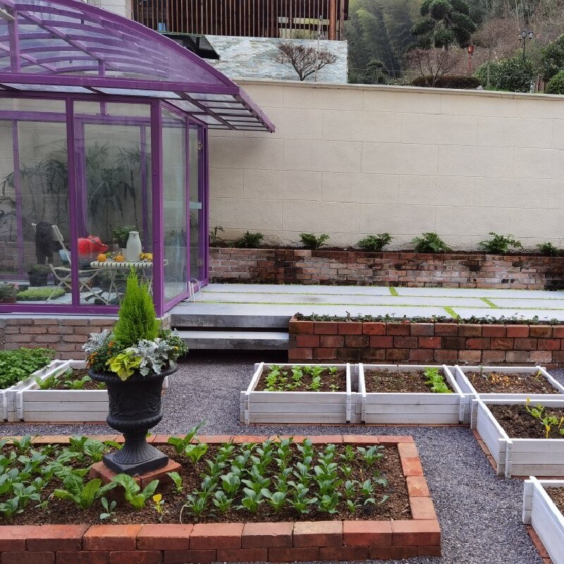 环保防腐加厚实木一米花坛组合花箱家庭厨房菜园diy方便无工具拼 庭院时光gardentime 淘优券