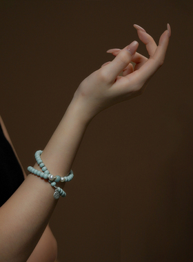 汝窑顺意手串叠戴文玩小众