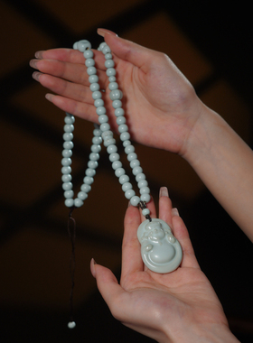 汝窑福星项链女款高级感轻奢小众