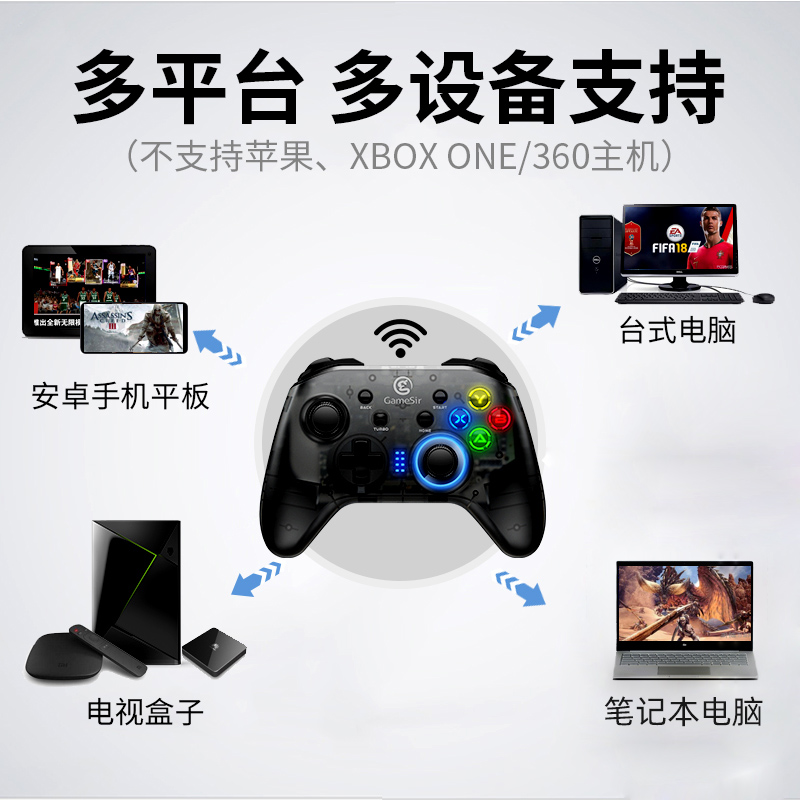 GameSir盖世小鸡手柄T4Pro电脑版switch安卓ios游戏手柄pc双人模拟器ns无线steam电视安卓手机 - 图1