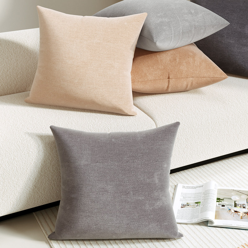 现代中式雪尼尔客厅沙发抱枕靠垫复古样板间床头靠背靠枕抱枕套,淘宝优惠券,粉丝福利购,淘宝优惠卷