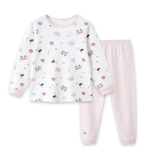 好孩子gb春秋新生儿大童套装纯棉内衣长袖套装男童女童内搭套装 - 图3