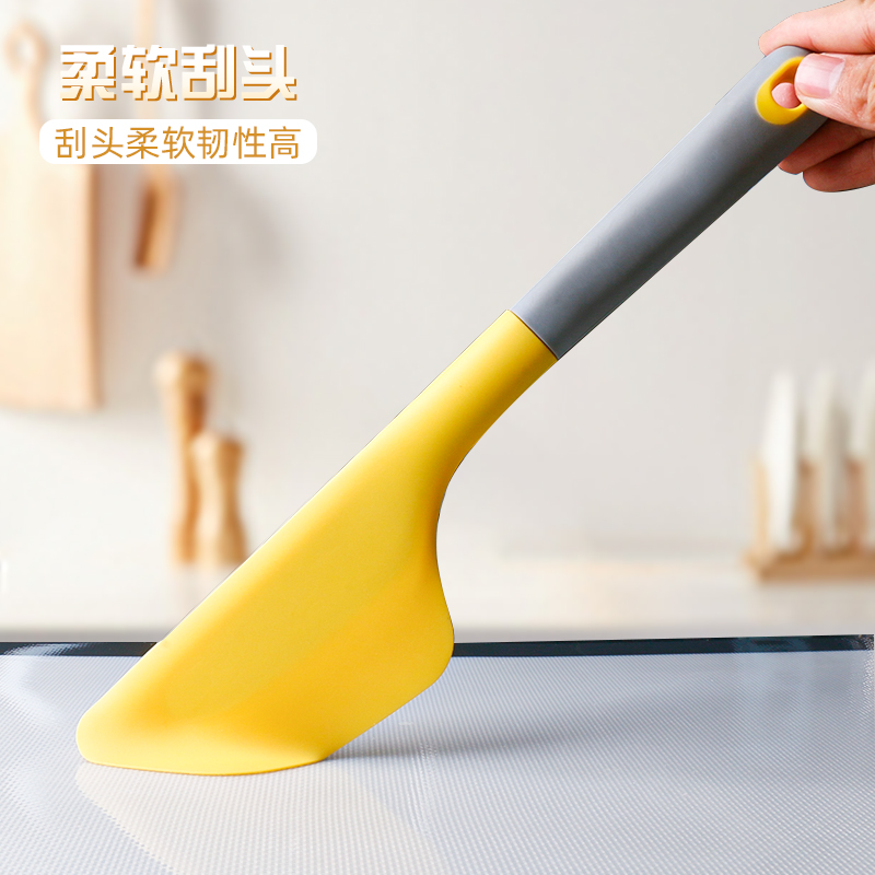 喜之焙烘焙工具 一体式大小号硅胶刮刀牛轧糖雪花酥 奶油搅拌抹刀 - 图0