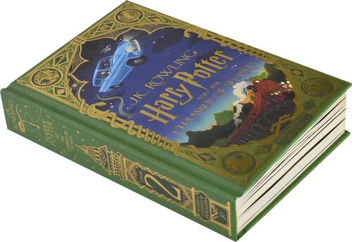 哈利 · 波特与密室 Harry Potter and the Chamber of Secrets MinaLima 精装互动书 珍藏版章节小说 J.K. 罗琳 英文原版进口图书 - 图1