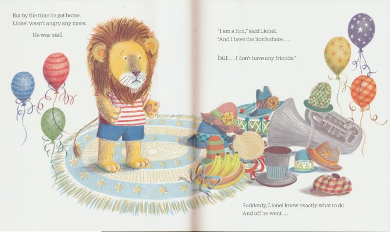 Lionel and the Lion's Share 小狮子与最大的一份 故事绘本 社交技能 情商管理 学会分享 英文原版进口图书