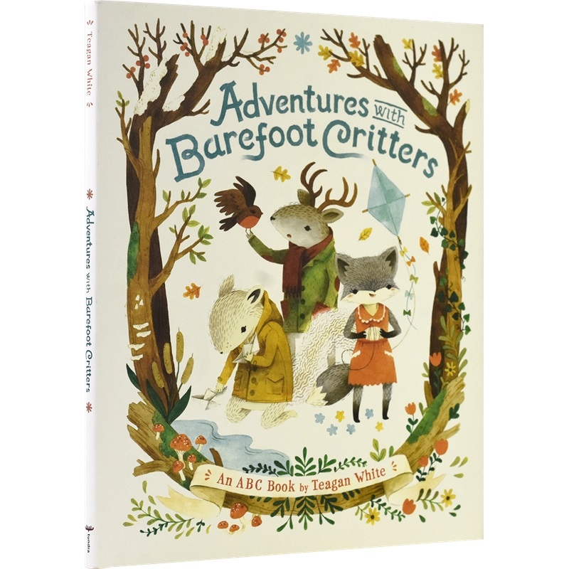 Adventures with Barefoot Critters ABC我们爱四季 精美绘本 画风清新 学习26个字母 亲子读物 英语学习 英文原版进口儿童图书 - 图0