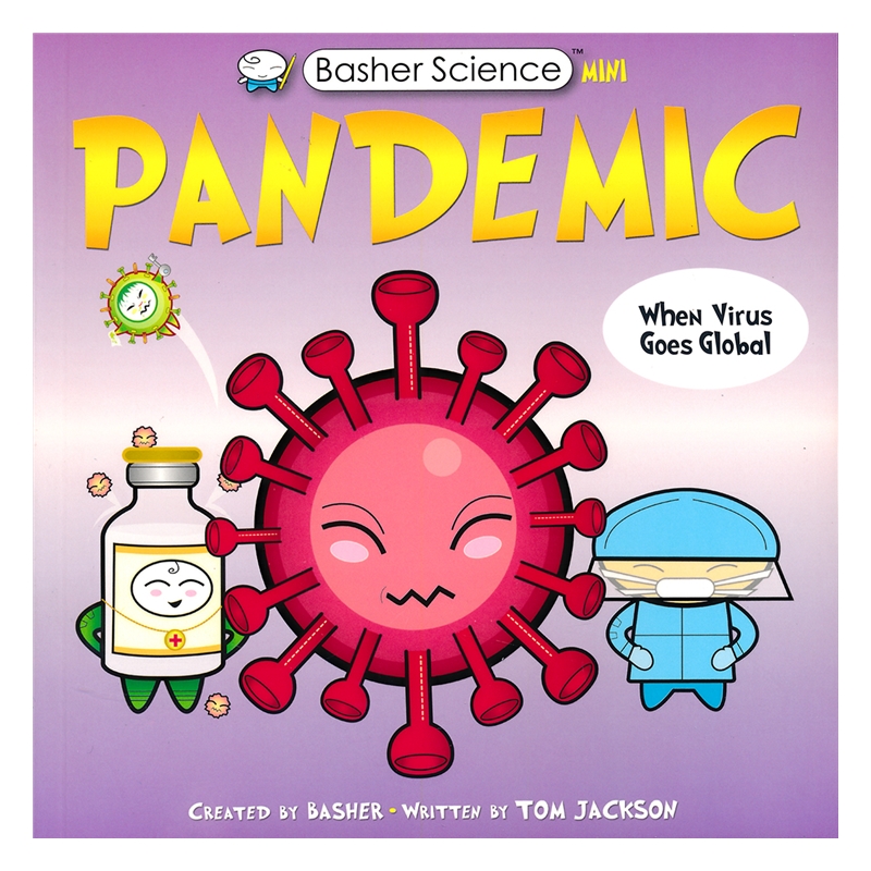 Basher Science Mini Pandemic 大流行病 趣味儿童百科 英文百科读物 8-12岁英文课外读物 英文原版进口图书 - 图0