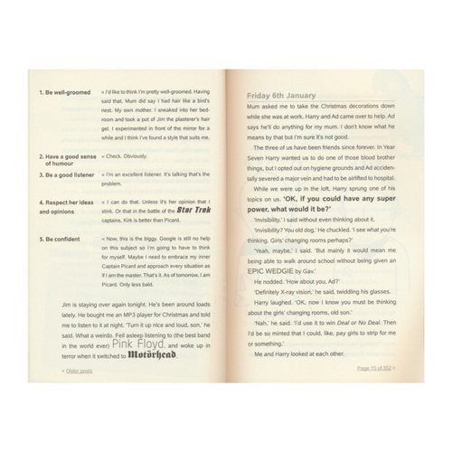 The Private Blog of Joe Cowley 乔·考利私人博客日记 章节小说 校园故事 青少年英语课外读物 英文原版进口儿童图书 - 图1