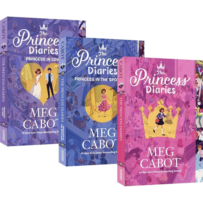 The Princess Diaries Princess in the spotlight 公主日记3册 电影原著英文小说 青少年儿童英语课外读物 英文原版进口图书