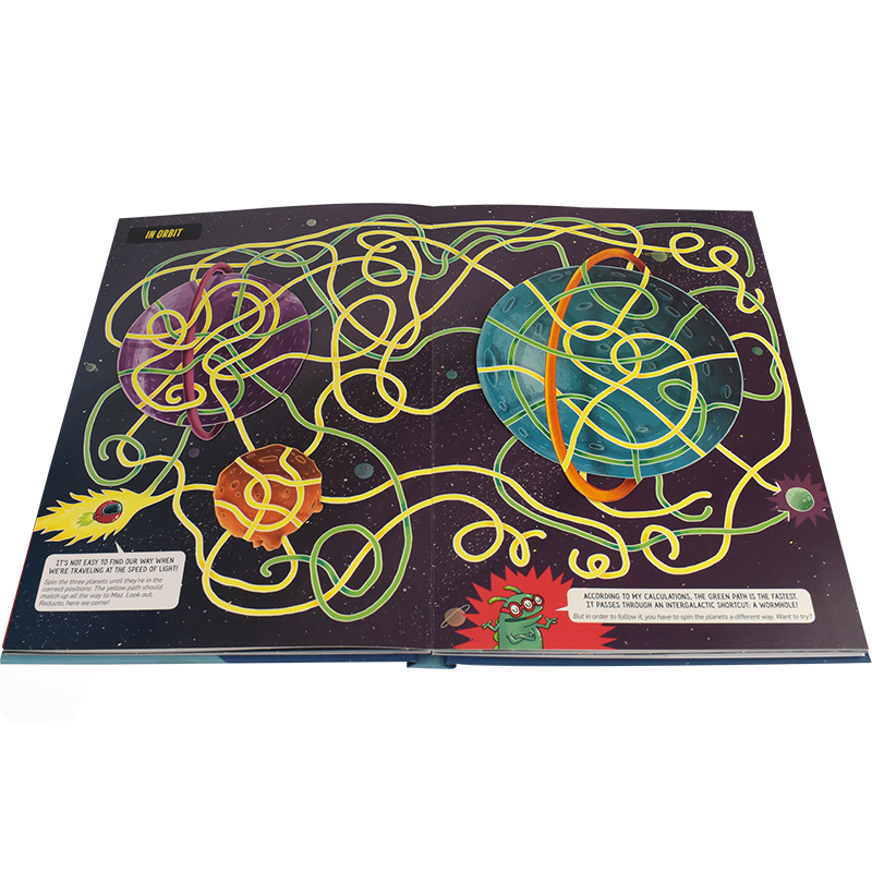 Super Mazes in Space 儿童益智立体3D迷宫书机关书 星际太空冒险主题 英语故事绘本 英国英文原版进口儿童图书 思维训练智力开发 - 图1