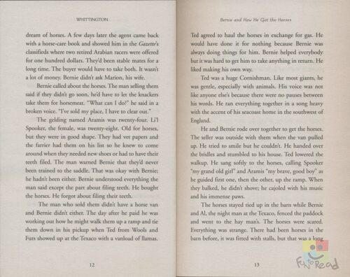 Whittington 惠灵顿传奇 英语章节书桥梁书 纽伯瑞文学银奖作品 辉丁顿传奇 儿童文学读物 青少年课外读物 英文原版进口图书 - 图2