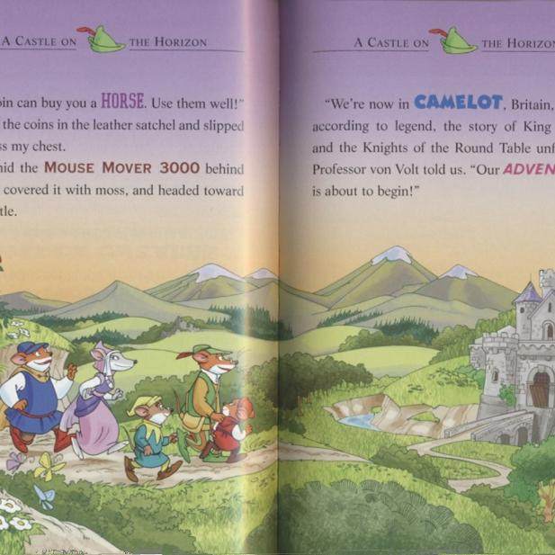 Germonimo Stilton The Journey Through Time 美国学乐原版 老鼠记者穿越时空8册 儿童全彩英语桥梁书 英文原版图书