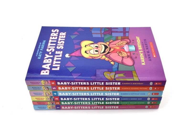 Baby-sitters Little Sister Graphic Novel 保姆小妹系列漫画书7册 英语桥梁书 儿童英语课外读物 英文原版进口图书 - 图3