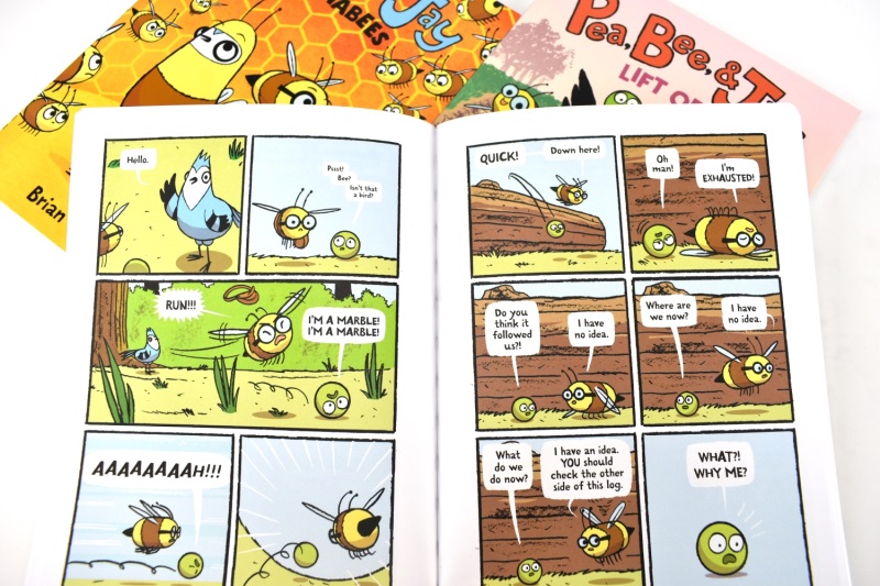 Pea, Bee, and Jay Stuck Together Wannabees Lift Off 豌豆、蜜蜂和松鸭6册 幽默漫画 儿童英语读物 英文原版进口图书 - 图3