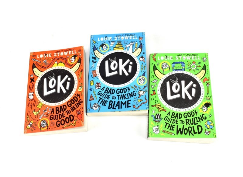 Loki Series 洛基系列4册 北欧诸神元素 日记式章节小说 诙谐搞怪故事 小学英语课外读物 英文原版进口儿童图书,淘宝优惠券,粉丝福利购,淘宝优惠卷