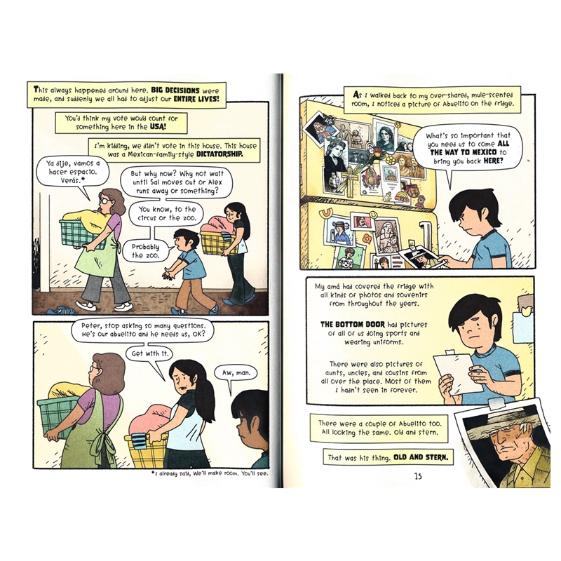 Mexikid 墨西哥小子 2024纽伯瑞银奖 儿童传记漫画 Pedro Martin 英文版 进口英语原版书籍