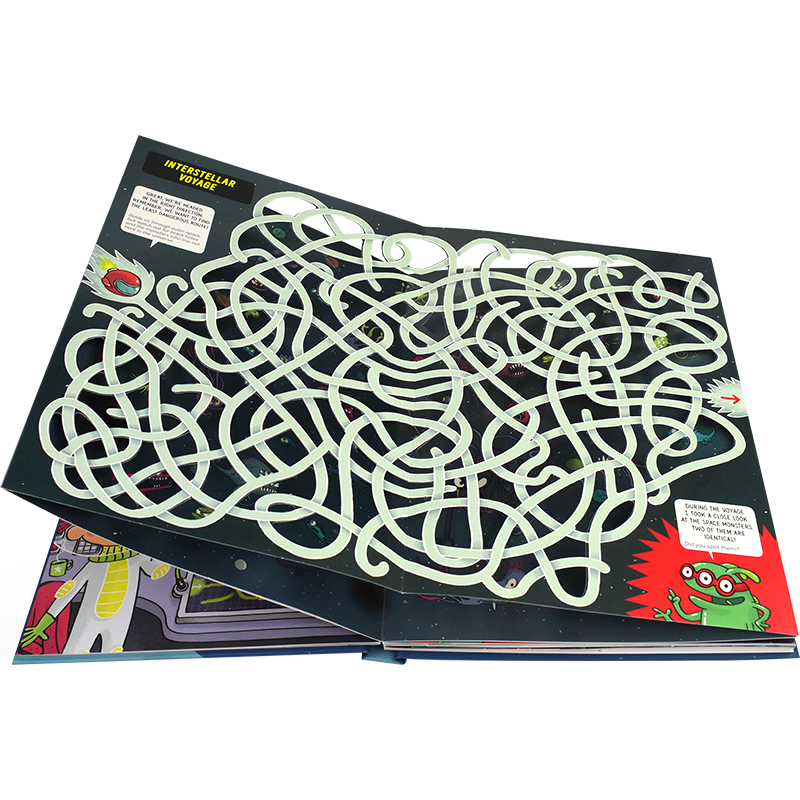 Super Mazes in Space 儿童益智立体3D迷宫书机关书 星际太空冒险主题 英语故事绘本 英国英文原版进口儿童图书 思维训练智力开发 - 图2