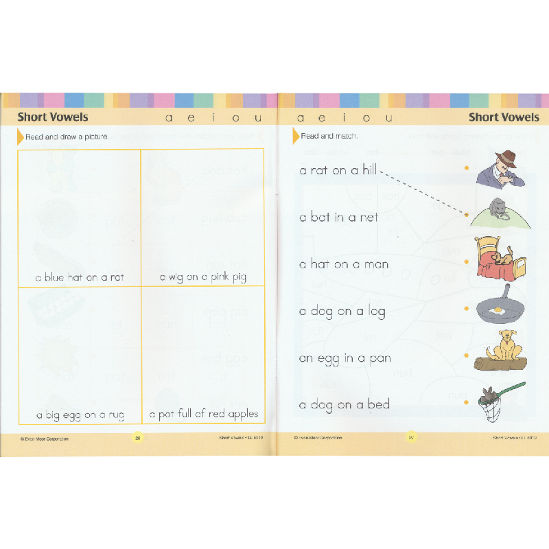 Evan Moor Literacy Gk 2 Collection 启蒙系列英文拼写套装4册美国加州教辅练习册 闪卡幼儿园中班 二年级5 7岁 物联网设备 物联网传感器 智能家居及智能设备商城