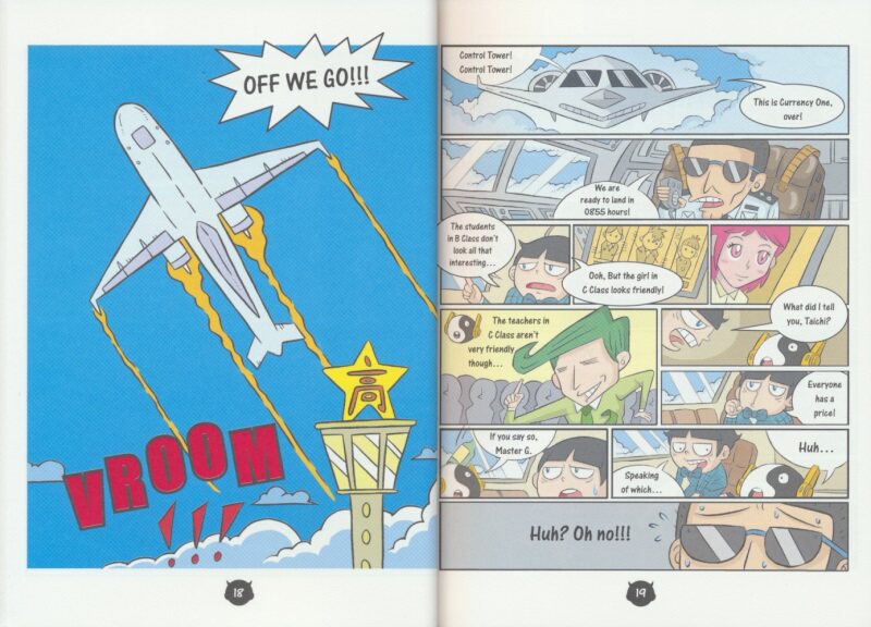 Superich 新加坡爆笑英语漫画 超有钱系列1-2 Johnny Lau 趣味英文漫画 英文课外读物 英文原版进口儿童图书