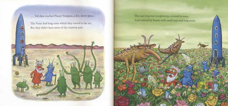 The Smeds and the Smoos 斯梅兹和斯莫思 英语韵律绘本 儿童读物 咕噜牛Julia Donaldson 茱莉亚唐纳森 英文原版进口图书