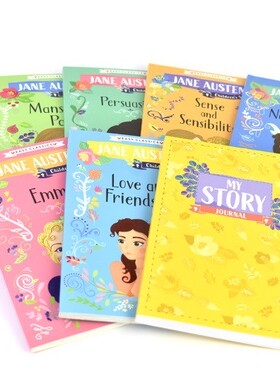 The Complete Jane Austen Children's Stories 简·奥斯汀儿童经典故事全集8册 桥梁书 有声读物 英文原版进口图书