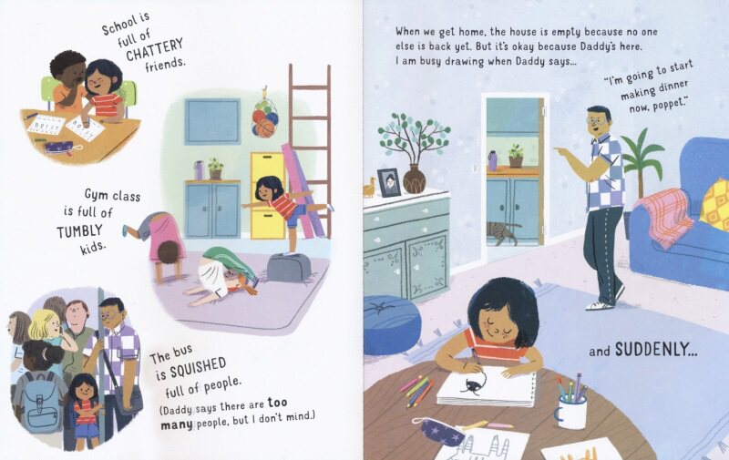Usborne I'm Not (Very) Afraid of Being Alone 我并不是非常害怕独处 情商管理 低幼故事绘本 英文读物 精装 英文原版进口图书