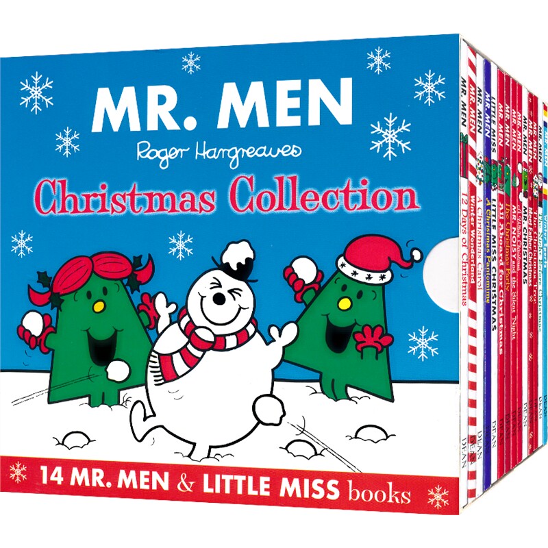 Mr. Men Christmas Collection 奇先生妙小姐 圣诞合集14册套装 情商管理 启蒙认知 儿童英语故事绘本 英文原版进口图书