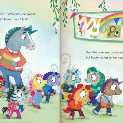 Welcome to Unicorn School - Have a magical first day 欢迎来到独角兽学校 故事绘本 缓解入学焦虑 英文原版进口图书
