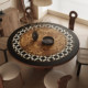 Round tablecloth waterproof and oil-proof table mat