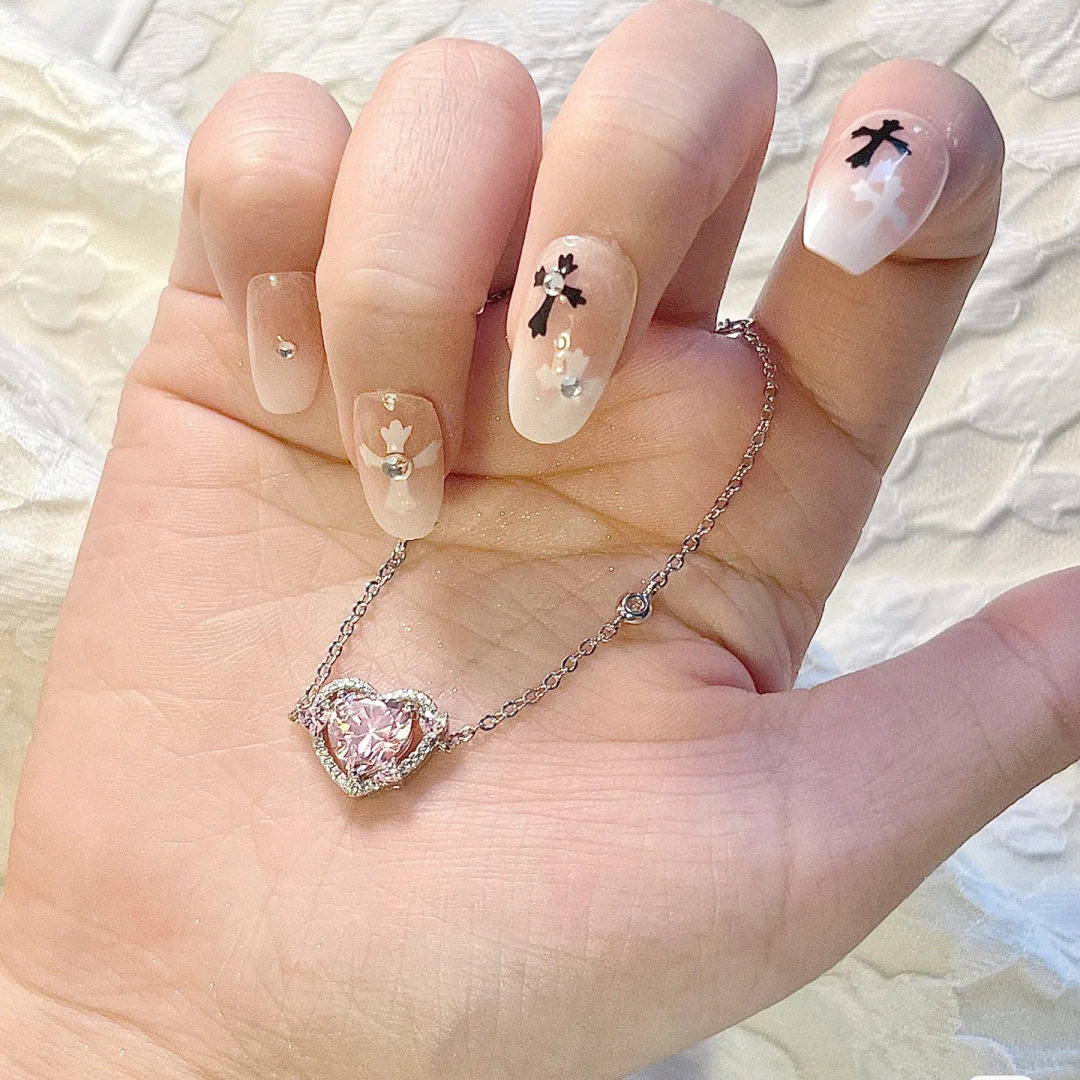 王者荣耀手链S925纯银守护之心手链女王者荣耀妲己女仆咖啡款爱心甜美饰品礼品