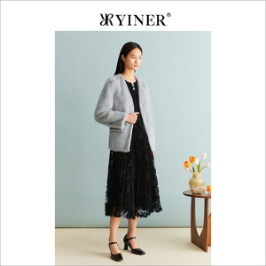 YINER音儿女装2023冬季新款真皮皮草8233509340