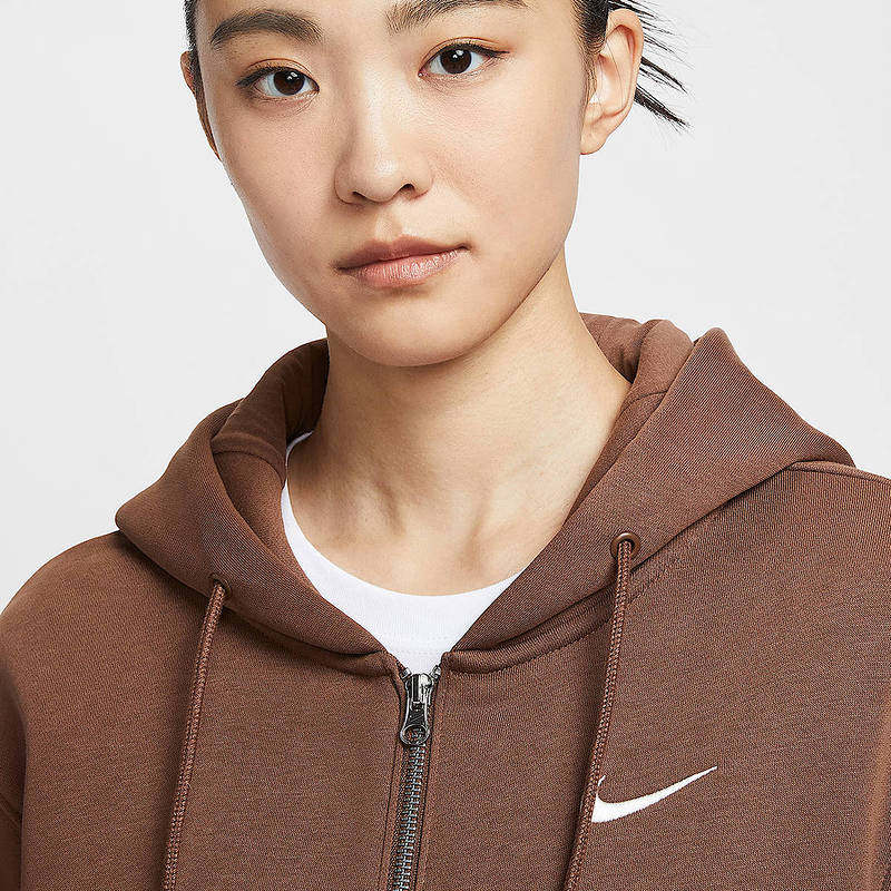 Nike耐克女子宽松卫衣加绒连帽衫25冬新款运动外套夹克DQ5759-265,淘宝优惠券,粉丝福利购,淘宝优惠卷
