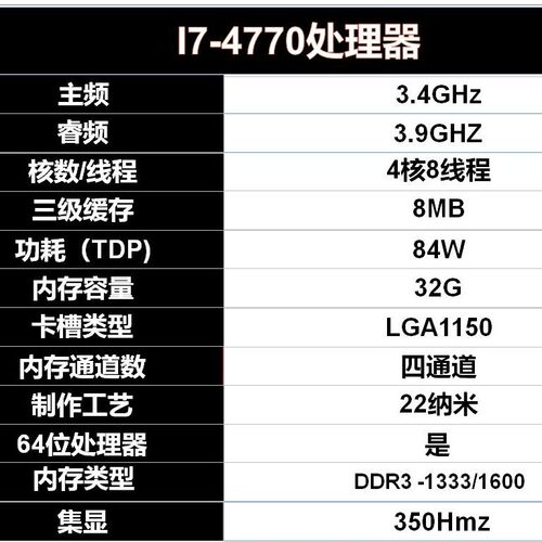i7 4770 4770S 4770K 4770T 4790 4790S 4790K 4790T CPU 1150针 - 图0