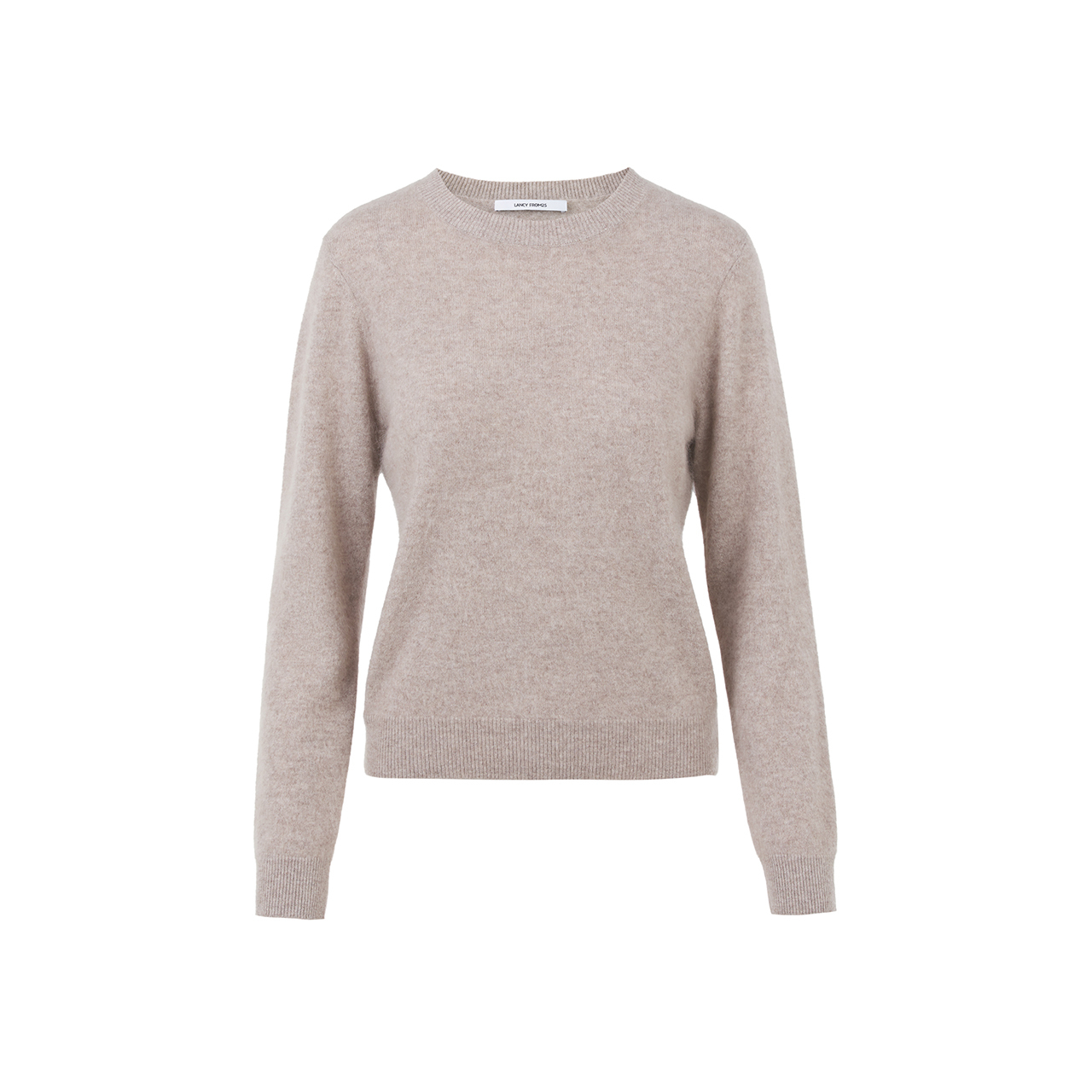 [朗姿奥莱]朗姿纯羊绒法式气质高级感内搭长袖毛针织衫上衣女冬季 - 图3